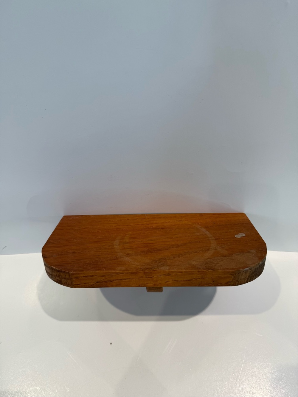 Vintage Small Wood Floating Shelf | Scalloped Edge Wall Decor Cottagecore - Picture 7 of 7